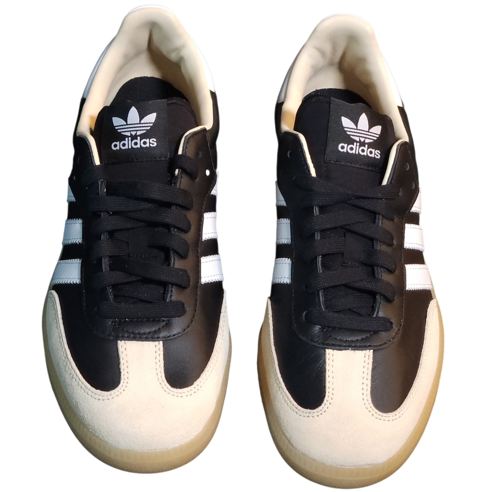 🚫SOLD🚫Adidas Samba OG Core Black Cloud White Gum Sneakers JS3832 - Picture 4 of 12